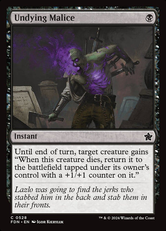 Undying Malice front