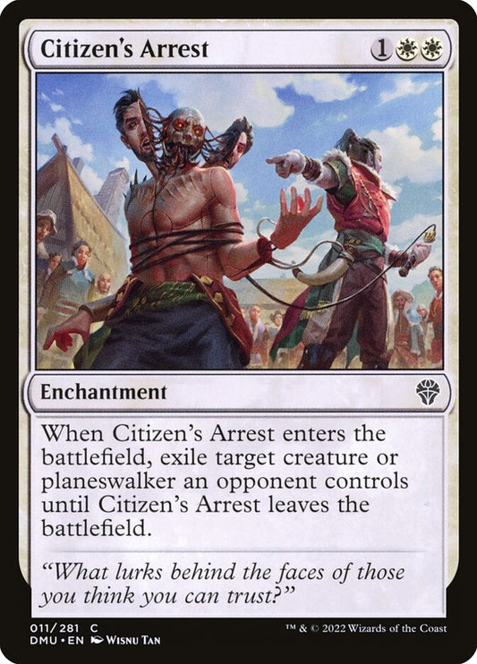 Citizen's Arrest front