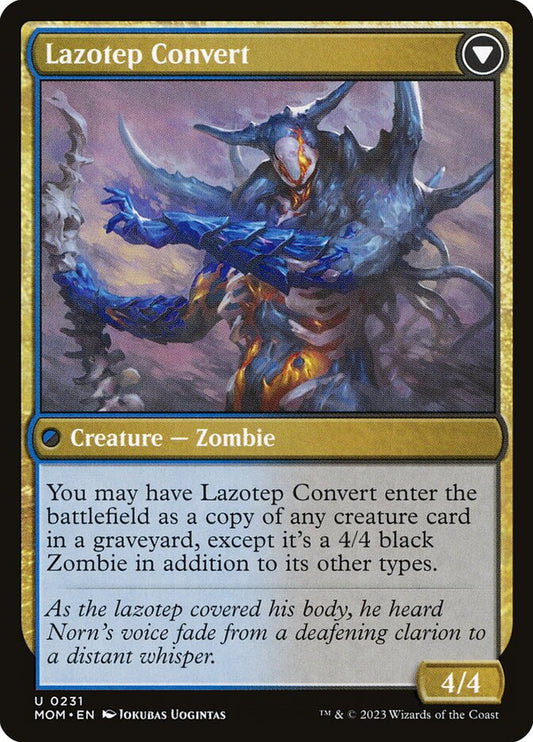 Invasion of Amonkhet // Lazotep Convert back