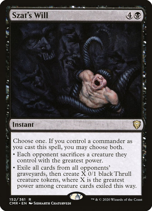 Szat's Will front