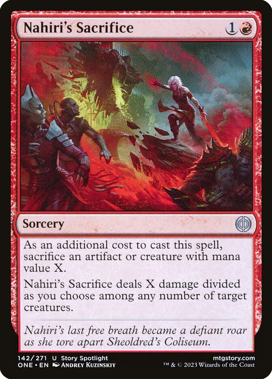 Nahiri's Sacrifice front