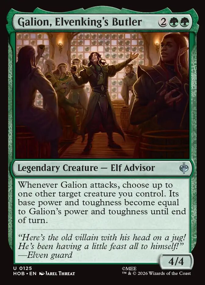 Galion, Elvenking's Butler front
