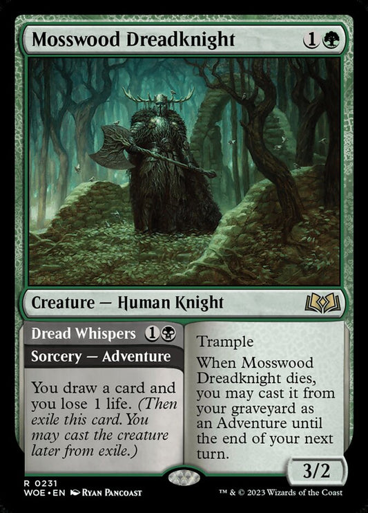 Mosswood Dreadknight // Dread Whispers front