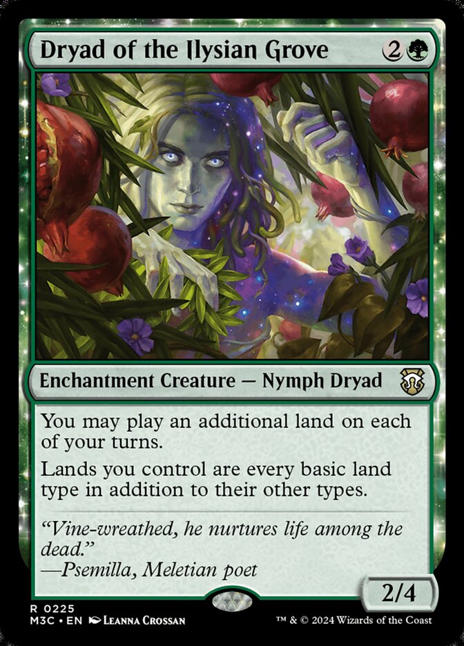 Dryad of the Ilysian Grove front