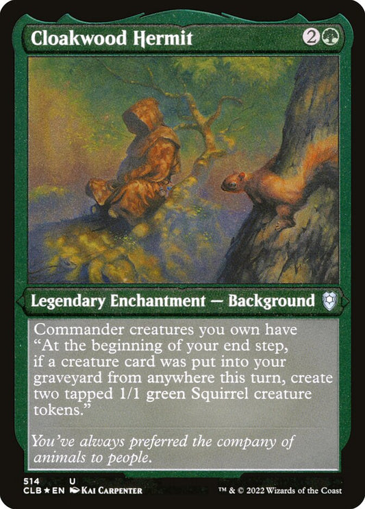 Cloakwood Hermit front