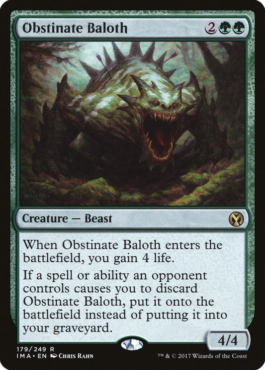 Obstinate Baloth front