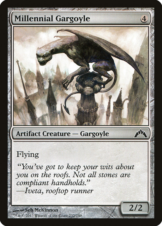 Millennial Gargoyle front