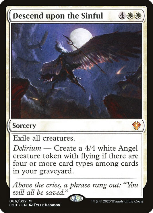 Descend upon the Sinful front