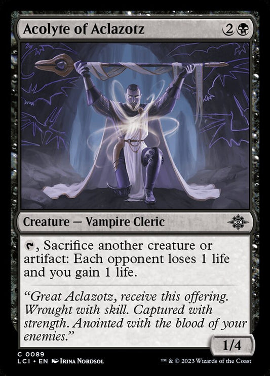 Acolyte of Aclazotz front