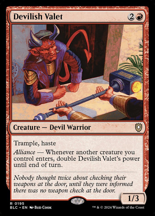Devilish Valet front