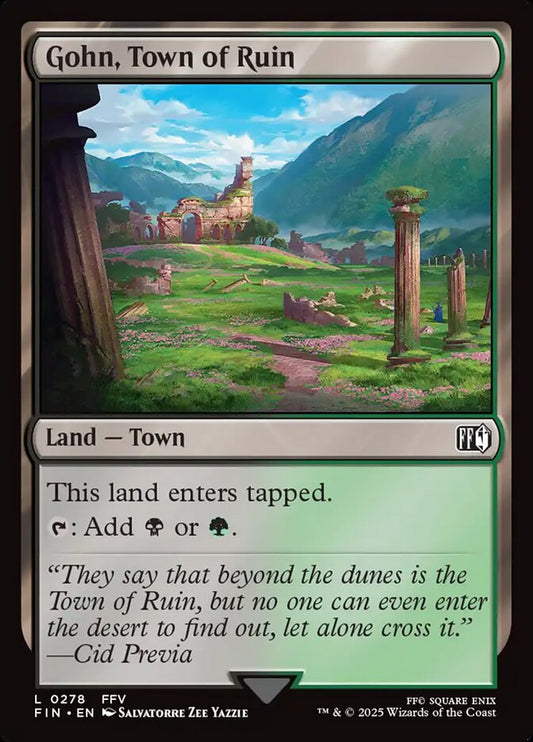 Gohn, Town of Ruin front