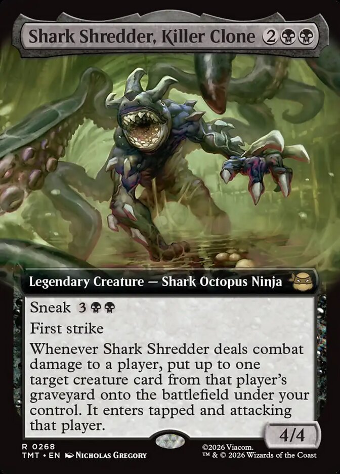 Shark Shredder, Killer Clone front
