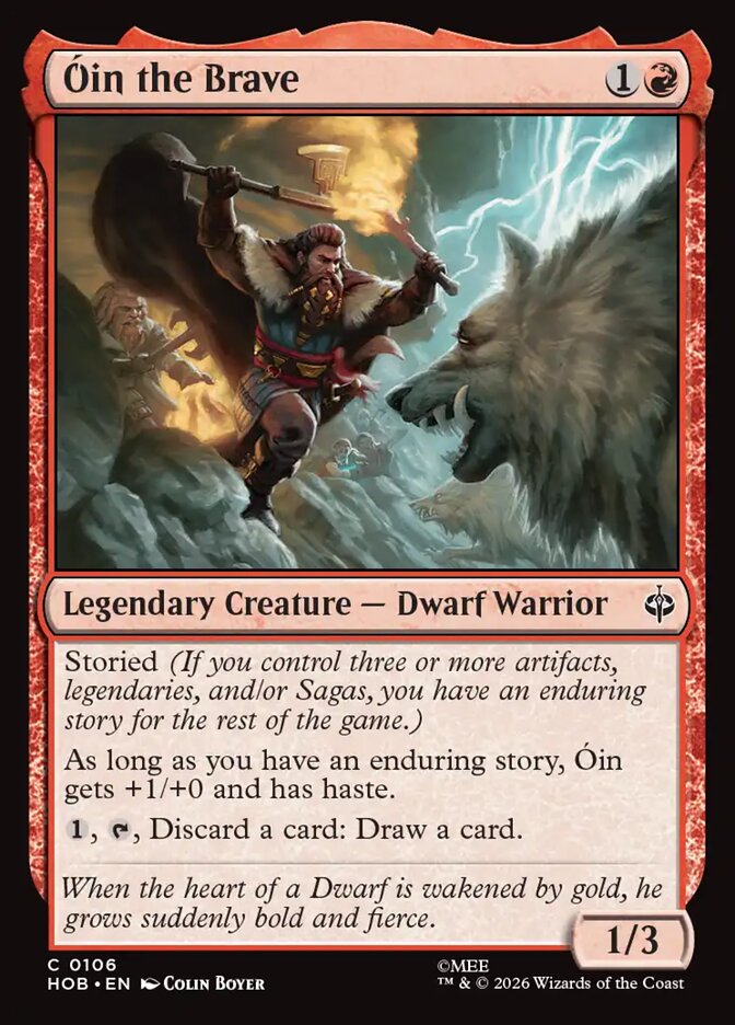 Óin the Brave front