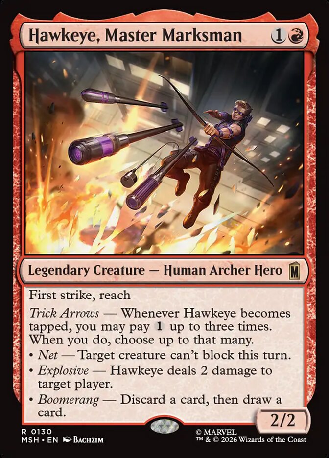 Hawkeye, Master Marksman front