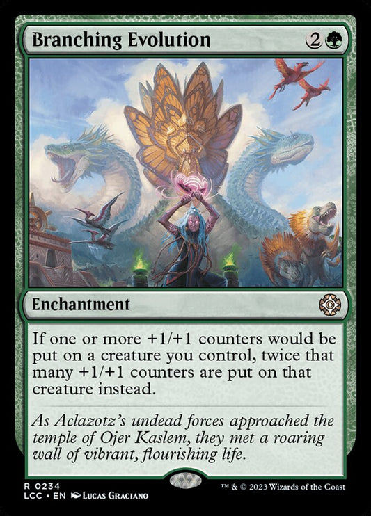 Branching Evolution front