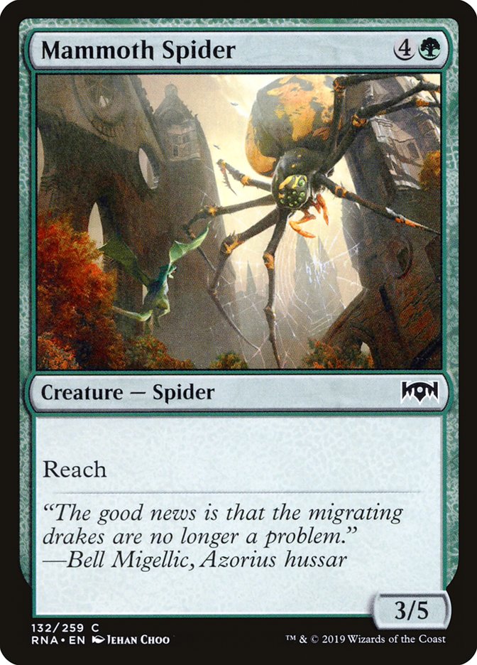 Mammoth Spider front