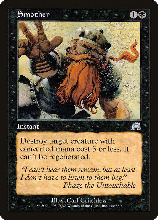 Smother front