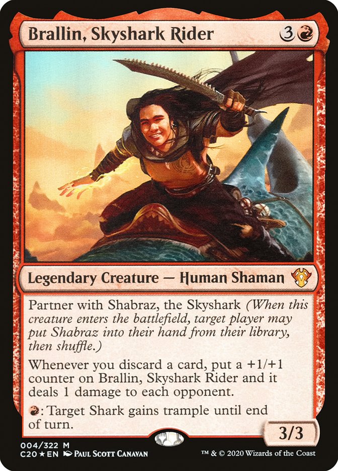 Brallin, Skyshark Rider front