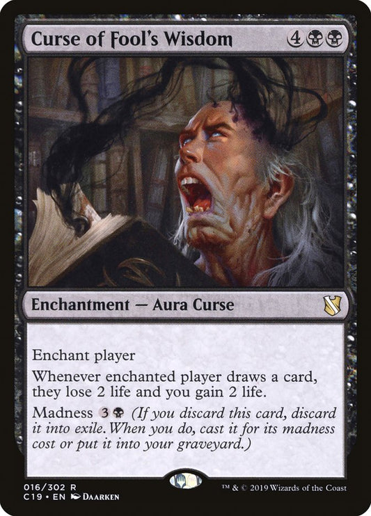 Curse of Fool's Wisdom front