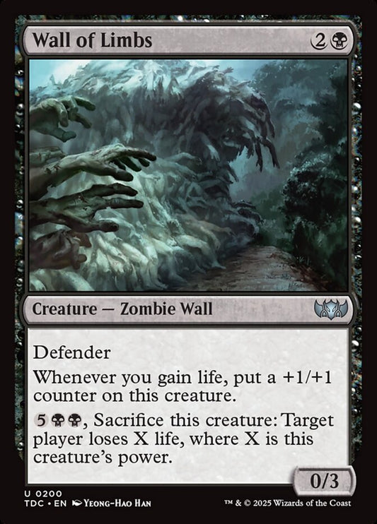 Wall of Limbs front