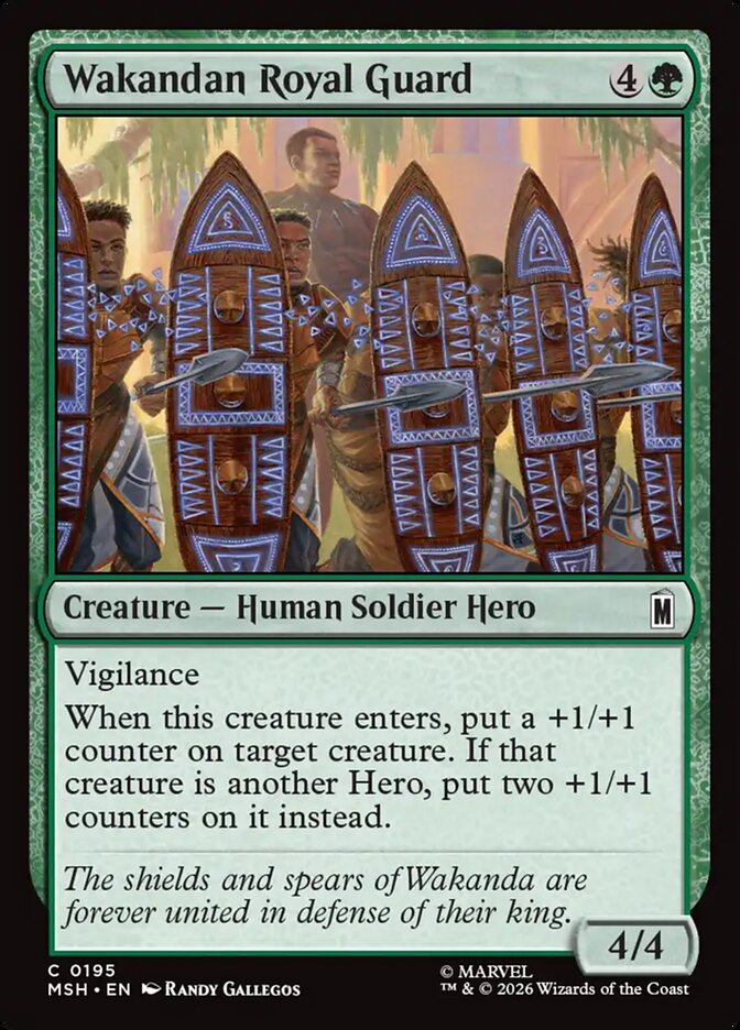 Wakandan Royal Guard front