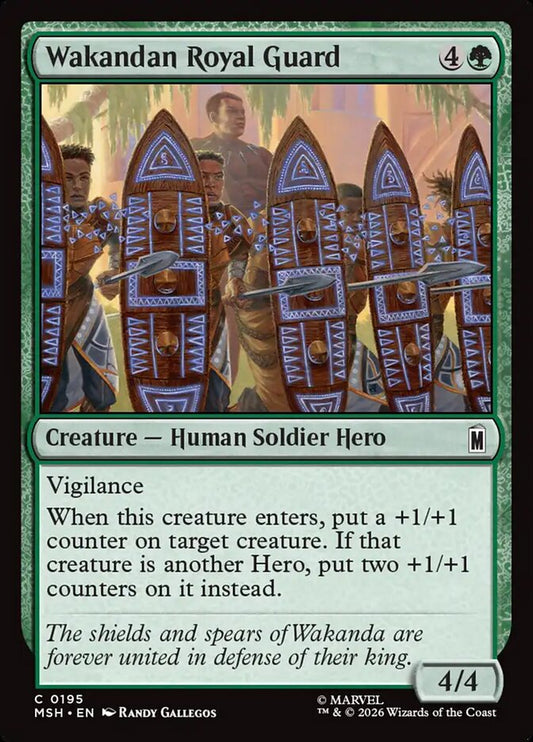 Wakandan Royal Guard front