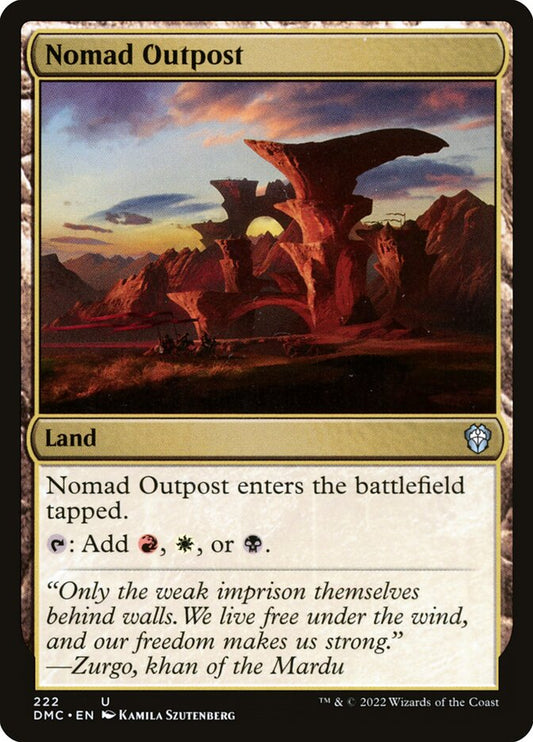 Nomad Outpost front