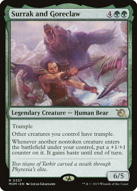 Surrak and Goreclaw front
