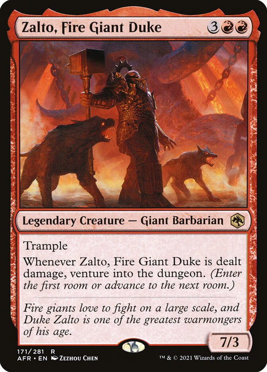 Zalto, Fire Giant Duke front