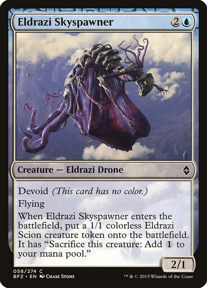 Eldrazi Skyspawner front