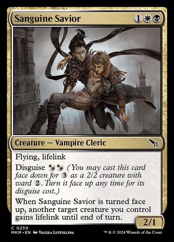 Sanguine Savior front