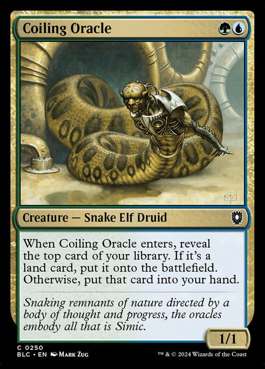 Coiling Oracle front