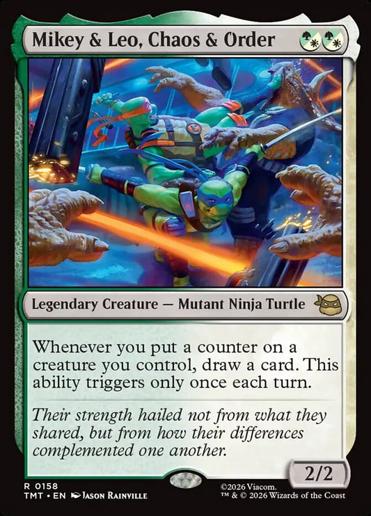 Mikey & Leo, Chaos & Order front
