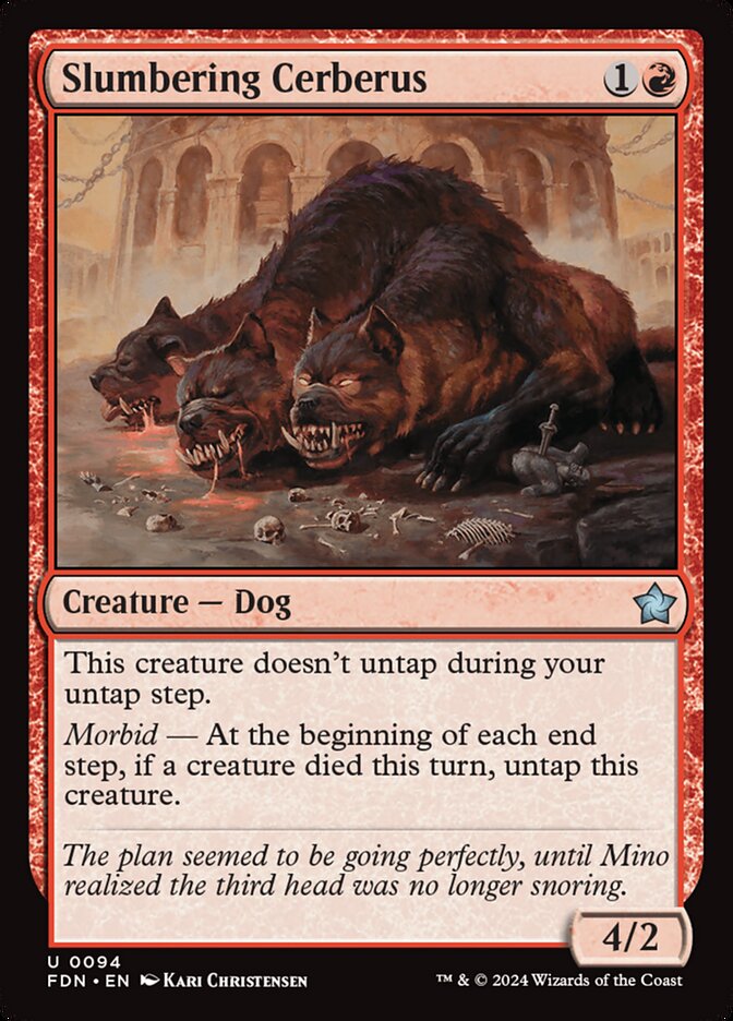 Slumbering Cerberus front