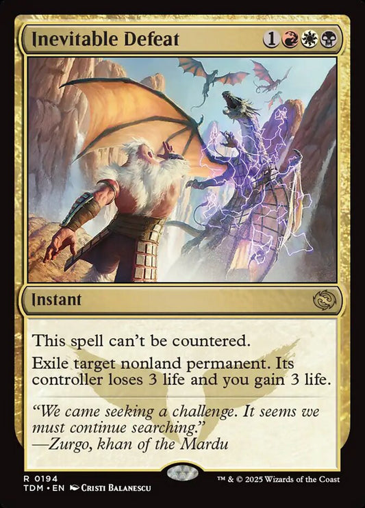 Inevitable Defeat front