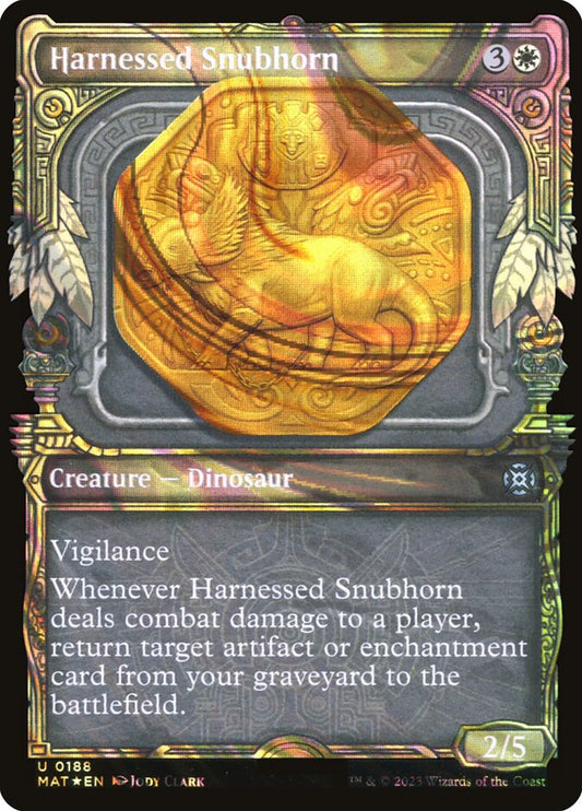 Harnessed Snubhorn front