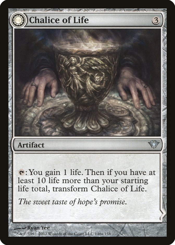 Chalice of Life // Chalice of Death front
