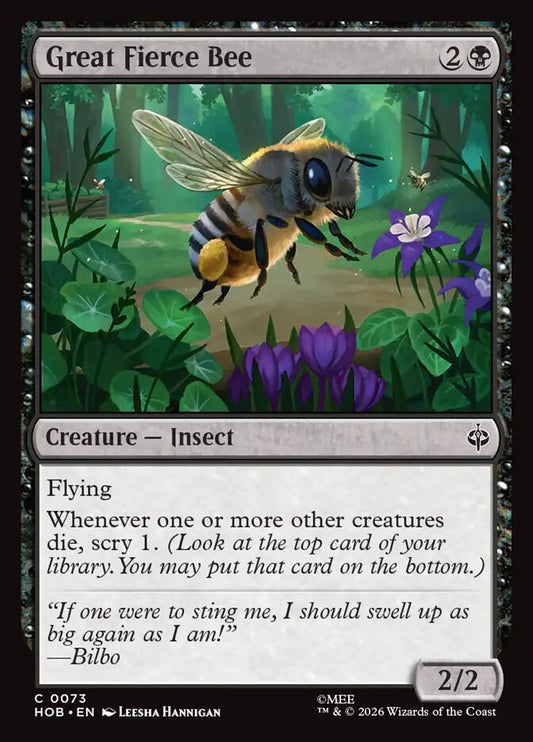 Great Fierce Bee front