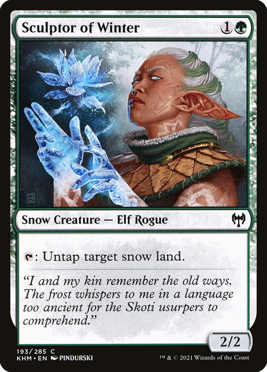 Sculptor of Winter front