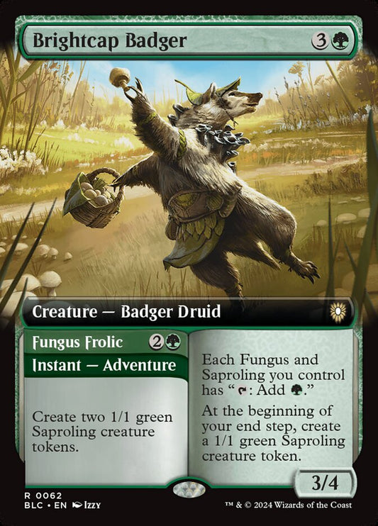 Brightcap Badger // Fungus Frolic front