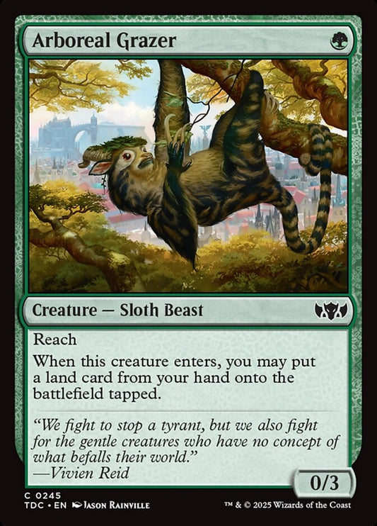 Arboreal Grazer front