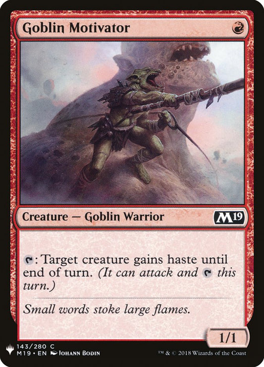 Goblin Motivator front