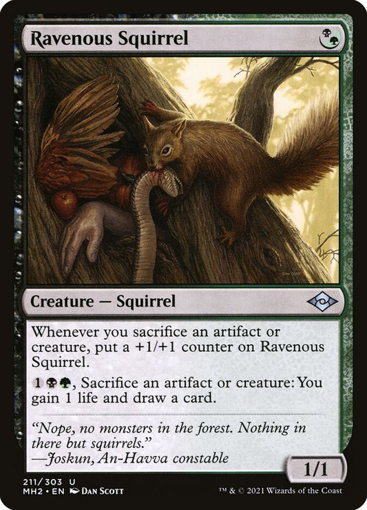 Ravenous Squirrel front