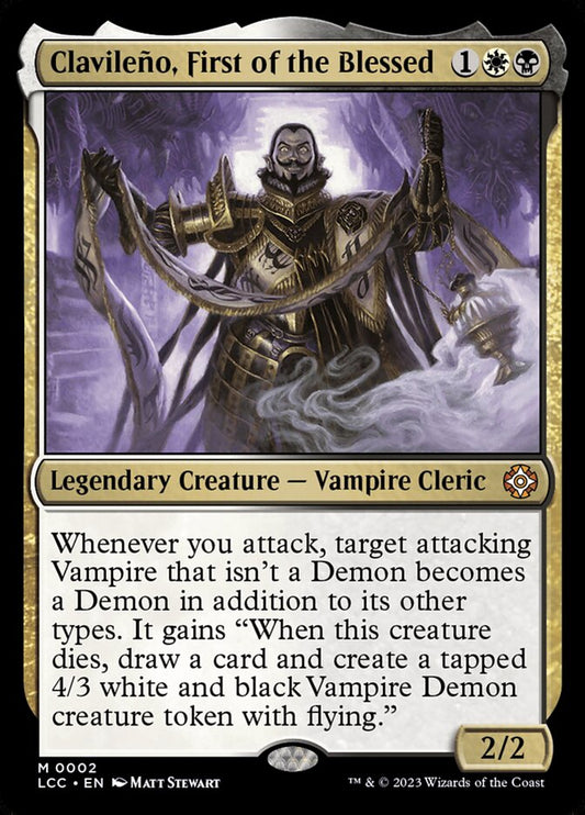 Clavileño, First of the Blessed front