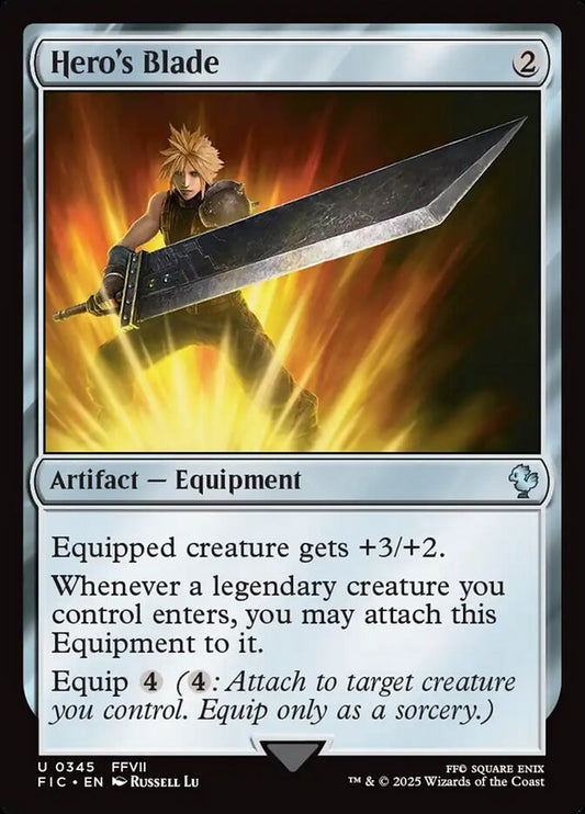 Hero's Blade front