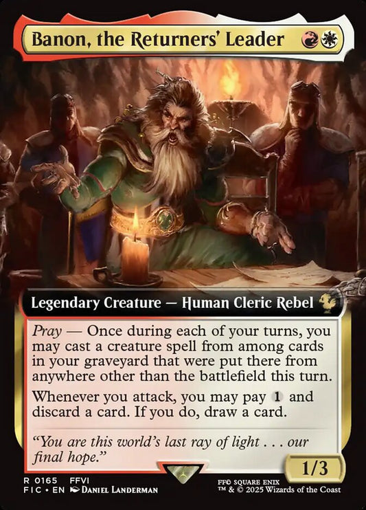Banon, the Returners' Leader front