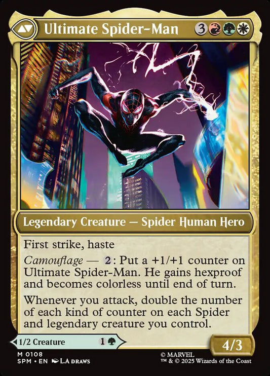Miles Morales // Ultimate Spider-Man back