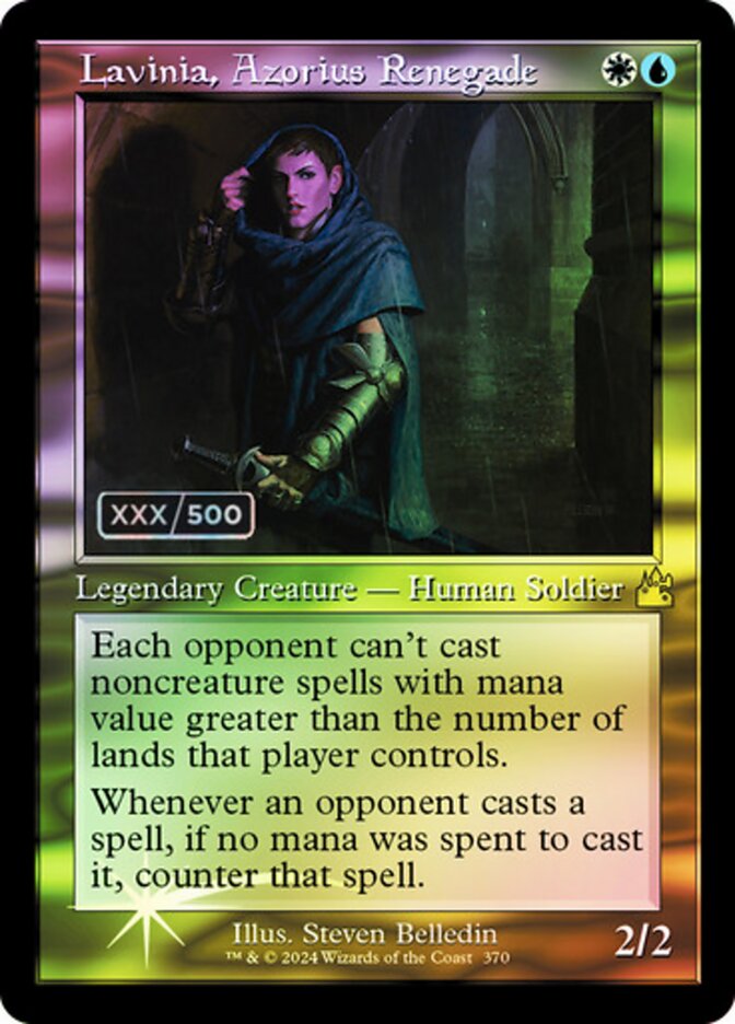 Lavinia, Azorius Renegade front