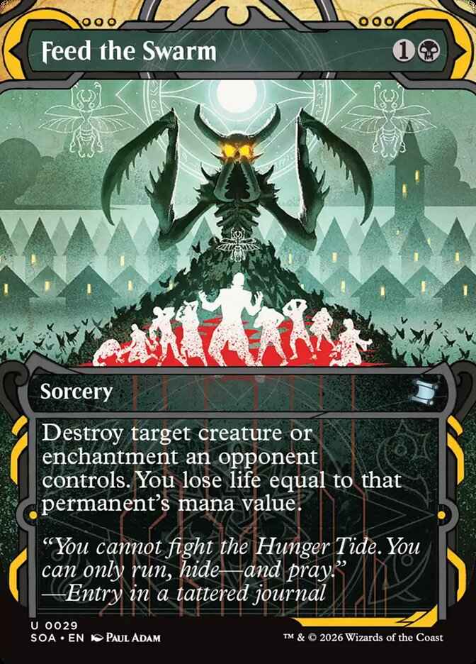 Feed the Swarm (Borderless)