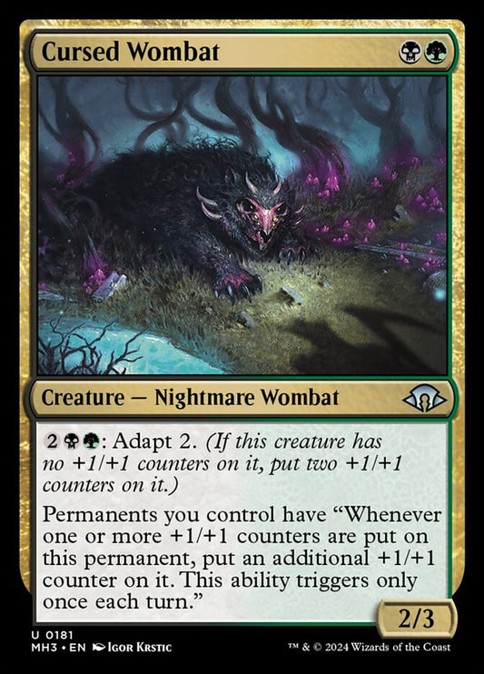Cursed Wombat front
